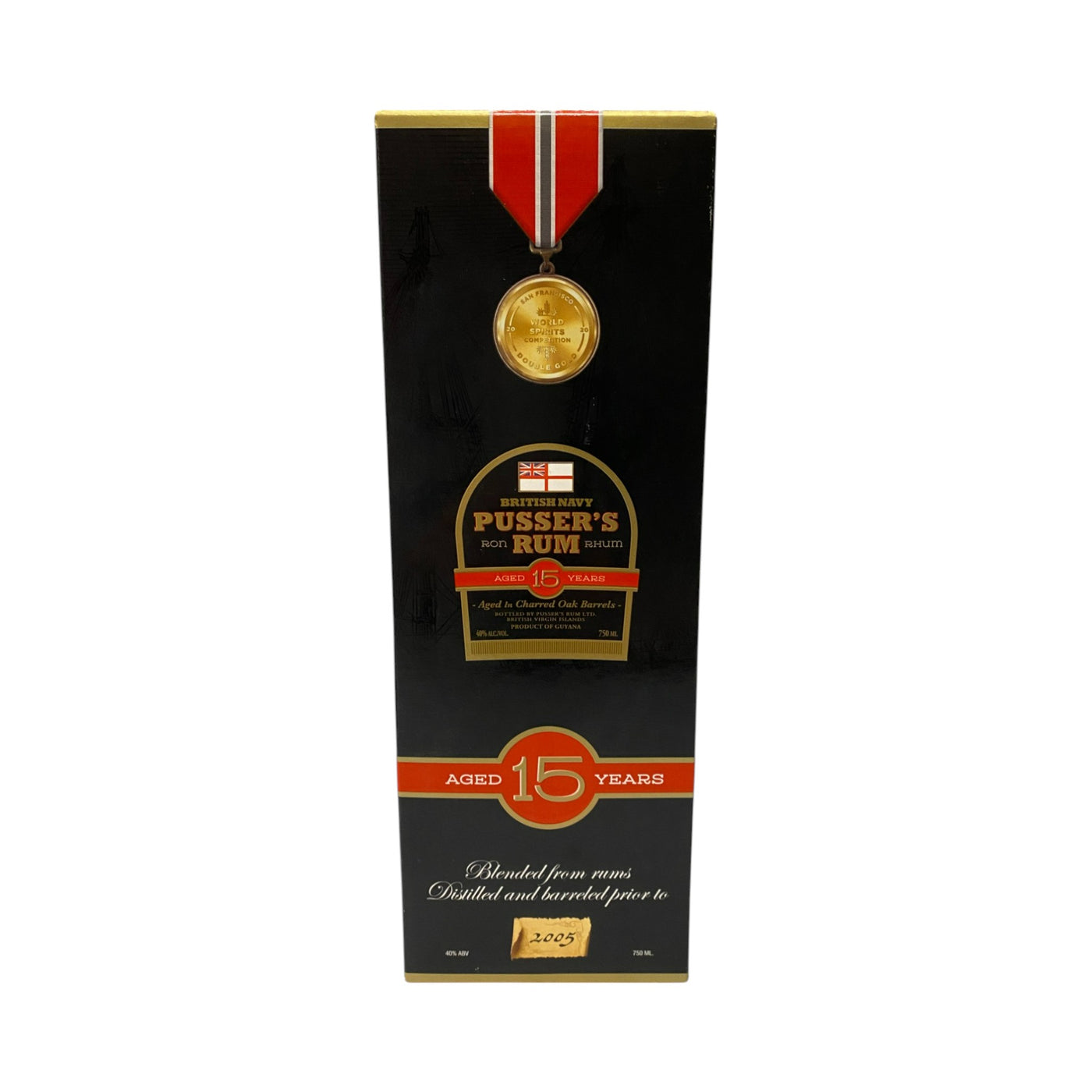 PUSSER'S NAVY RUM-15 YR 750