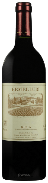 REMELLURI RESERVA RIOJA